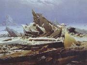 Caspar David Friedrich The Polar Sea (mk45) USA oil painting artist